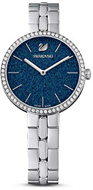 Swarovski Reloj Cosmopolitan, Brazalete de metal, Azul, Acero inoxidable