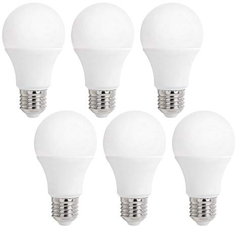 NCC-Licht 6 x LED Leuchtmittel Birnenform A60 17W = 140W E27 matt 2400lm warmweiß 2700K 300°
