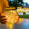 Ovker Farolillos Solares Colgantes, 30 LED Linterna Solar Exterior Jardín IP65 Impermeable Farol Solar Exterior, Solar Lights Outdoor para árboles Césped Navidad Decoración (Color cálido)