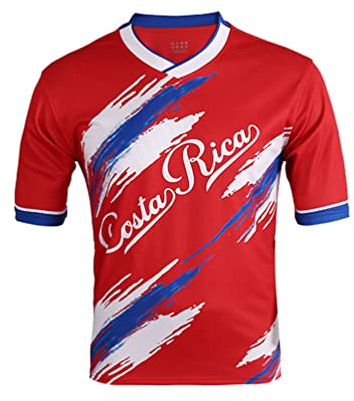 YuanDiann Qatar fotboll världscup t-shirt fans heja på 3D nationell flagga tryck kortärmad rund hals lös sport ledig andningsbar snabbtorkande t-shirt för vuxna och barn