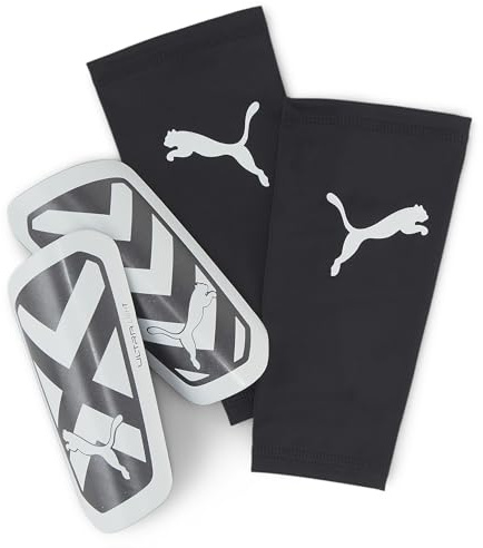 Puma Ultra Light Sleeve Schienbeinschoner, Erwachsene, Unisex, Schwarz, Größe M