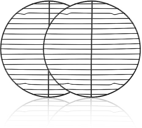 TeamFar Round Cooling Rack, 10.5 Non-stick Stainless Steel Baking Rack