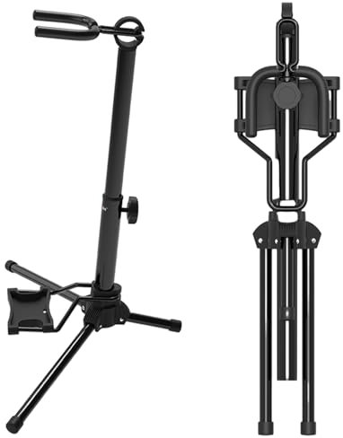 Quzente Digitaler Blasinstrumentenständer, Aerophonständer, Stativhalter für Blasinstrumente, Blasinstrumentenzubehör, höhenverstellbar, Blasinstrumentenständer für digitales Blasinstrument