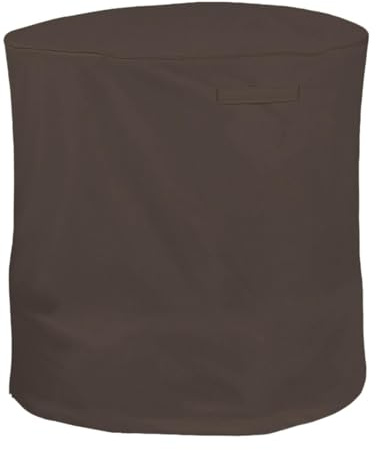 Folpus Schredder Mulcher Abdeckung Schutzhülle Wasserdichte Blatt Mulcher Abdeckung für Outdoor Garten Rasen Hof, Kaffee