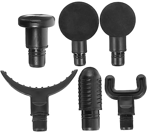 CLISPEED 6 Stück Massagepistole Aufsätze Austauschbare Massageköpfe Aus Sicherem Material Tragbare Muskel Und Körpermassage Adapter Für Sportler Fitness