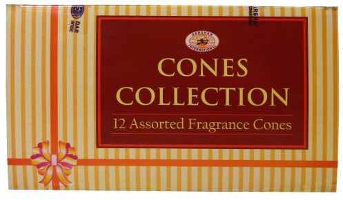 Cônes d'encens Darshan Collection 12 boîtes avec coupelle pour cône d'encens