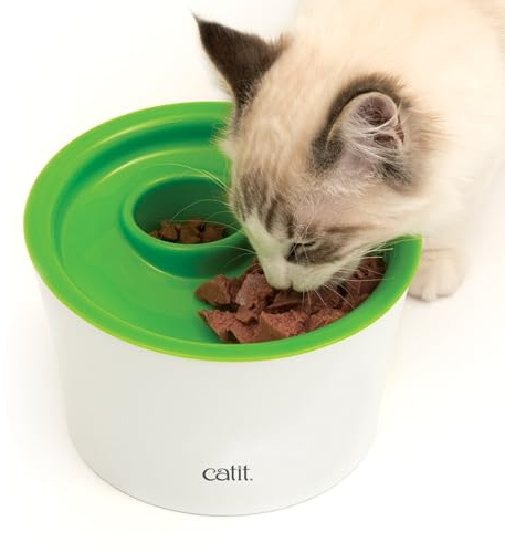 Catit Multi Feeder, Futternapf für Nass- und Trockenfutter, Futternapf für Katzen