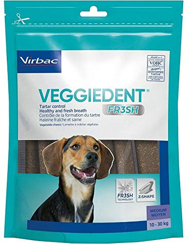 C.E.T. VeggieDent Chews, Regular,30 Chews (Pack of 2, 60 total)