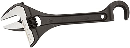 Bahco Schraubenschlüssel Rollgabelschlüssel, Metall Griff, Backenweite 46 mm, / Länge 254.5mm