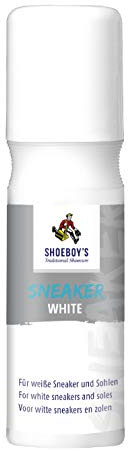 SHOEBOY'S Sneaker White – entfernt Falten und Risse für glattes Leder – 75 ml, Weiß, Pack - 1