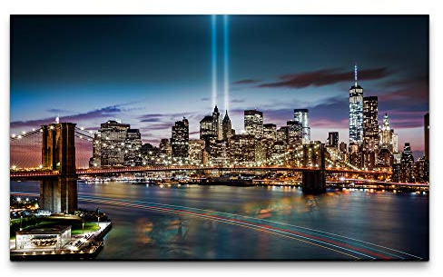 Bilder XXL New York City Skyline 120x70cm Wandbild auf Leinwand