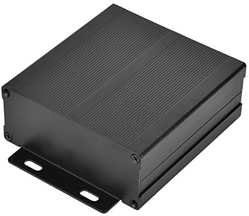Odorkle Scatola Alluminio, 40 x 97 x 100mm 6063-T5 Custodia di Giunzione Elettronica Profilo in Alluminio Alimentatore per Elettronica