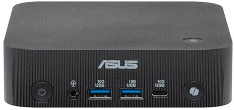 ASUS PN55-S90008NL - Mini ordenador de sobremesa Copilot+ PC | AMD Ryzen AI 9 HX470 CPU, AMD Radeon 800M gráfico, 2 x 16 GB DDR5, 1TB G4 PCIe SSD, WiFi 7, Bluetooth 5.4, Windows 11 Pro