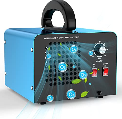 Kasakily Ozongenerator 28000mg/Std Ozongerät mit 2 Modi, Ozonisator Industrieller O3 Ozon Luftreiniger mit 120 Min Timer bis zu 300㎡ Geruchskiller für Auto/Wohnung/Rauch/Haustiergerüche/Küchengerüche