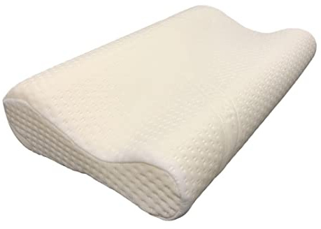 Mail2Mail - Premium Pur Viscoelastische RG50 Ergonomisches Visco Nackenstützkissen, Kopfkissen - 47cm x 30cm x 10cm mit Coolmax Bezug & Belüftungskanäle