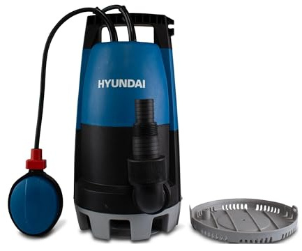 HYUNDAI - Pompe à eau électrique - Vide-cave 750 W 17500 L/h - Eaux chargées - Hauteur d'aspiration max (m) 8.5 m - Matière du corps de pompe Polypropylène - Flotteur - HFP750