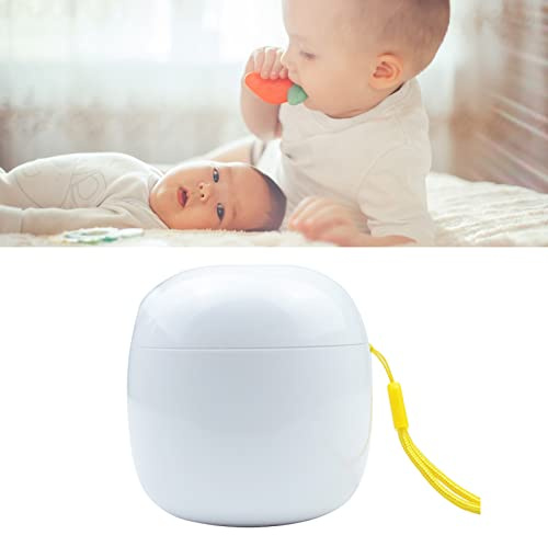 Scatola di Sterilizzazione per Ciuccio UV, Sterilizzatore Portatile a Luce UV, Disinfettante per Acifier Disinfettore per Capezzoli Portatile Ricaricabile USB Ricaricabile a Lungo (Bianco)