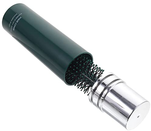 Beaupretty Ausziehbare Haarbürste Borsten Runde Haarbürste Rolle Runde Bürste Föhnbürste Entwirrung Grün