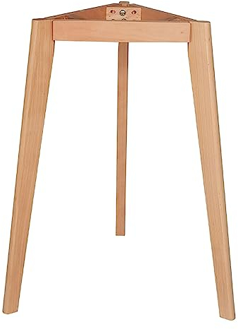 Holz Tischfüße Möbelfüße,Massivem Holz Dreieck Tischbeine Tischgestell,Schwerlast Tischkufen,Couchtischbeine Stützfüße Für Runde Esstische DIY Konferenztisch,100Kg Tragen (22cm)