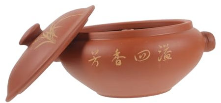 CATIEBYE Keramik Dampfgarer Tonkochtopf Mit Deckel Suppentopf Und Auflaufform Multifunktionales Keramikkochgeschirr Für Küche Und Restaurant Leicht Zu Reinigen