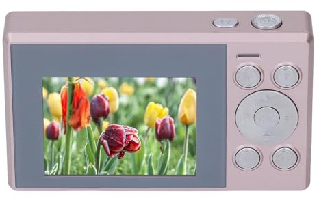 Cámara Digital, 1080p 48mp 2.4 Pulgadas 1.4 Pulgadas Pantalla Dual Photo Video Recordación CCD Vlogging Camera Cámara Web Viajes Escolares, 16x Zoom,para Adolescentes (32GB)