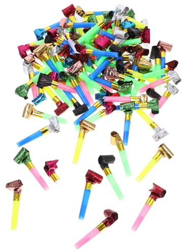 ERINGOGO 100piezas Matracas Fiestas Unidades Bubucela De Fiesta Regalos Duradero Resistente Para Cumpleaños Bodas Showers De Año