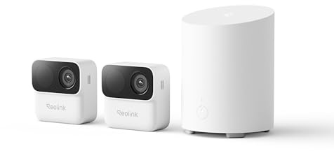 Reolink Argus MagiCam med Home Hub Mini Kit, 2MP/1080P batteridriven utomhuskamera, IP67 vattentät, två strömförsörjningsmetoder, magnetisk montering för installation, fjärråtkomst, smart uppspelning