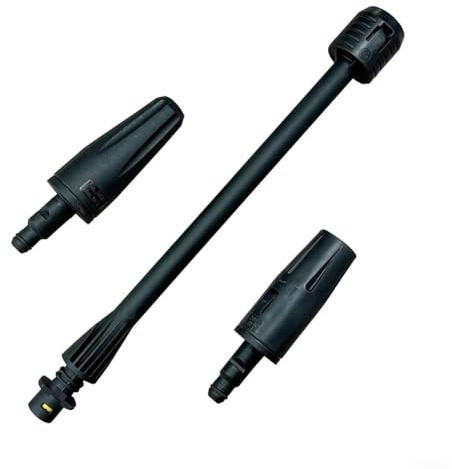 Varita de lavado a presión para K2 K3 K4 K5 K6 con boquillas turbo y pulverizadoras, se adapta a lavadoras a presión karcher para eliminar suciedad y musgo