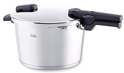 Fissler vitaquick / Pressure Cooker ( 8 L - 26 cm ) Cooking-Pot, Steamer, 2 Cooking Levels, Stainless Steel - Induction, Gas, Glass Ceramic, Electric