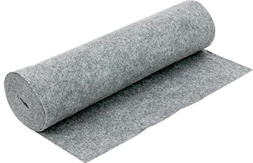 Folia Bastelfilz 150g/m², 45cm x 5m, klebefleckenfrei, 1 Rolle, zum Basteln, Farbe:81 graumeliert