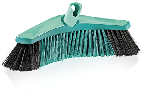 Leifheit Allround Besen Xtra Clean Collect Plus 30 cm für gründliche Reinigung, Kehrbesen mit X-Borsten aus Kunststoff, Besen ohne Stiel