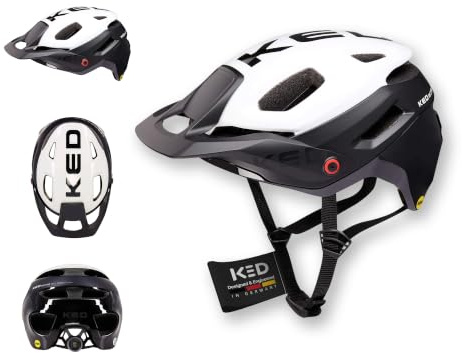 Pector ME-1 MTB & E-MTB Helm, NTA 8776, MIPS, BOA Fit System, FIDLOCK, 14 Belüftungsöffnungen, 350g, verstellbares Visier Damen Herren