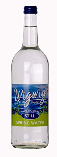 Wig Wig Spring Water 750ml Still glass NITRATE FREE High in Calcium and Magnesium (12 pack)