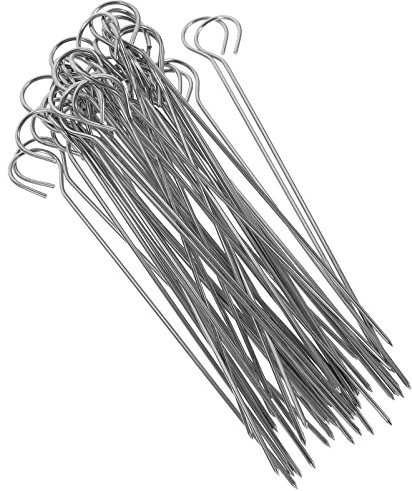 Happyyami 50piezas Brochetas De Acero Inoxidable Para Asar Skewers De Barbacoa Resistentes y Reutilizables Perfectos Para y Verduras Utensilios De Parrilla Para Reuniones y Actividades Al