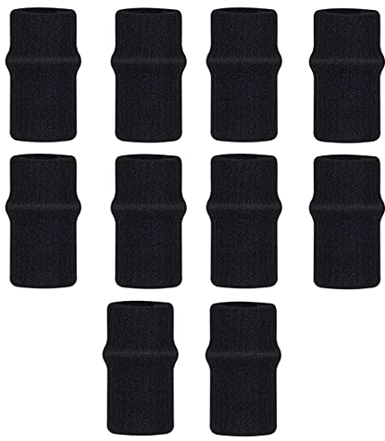Fingerbandage Fingerschutz - 10 Stück Fingerlinge Trigger Fingerschiene Schutz Fingerverband Unterstützung Elastische Fingerbandagen Kompressionsschutz Schmerzlinderung Arthritis Sport Fingerbandage