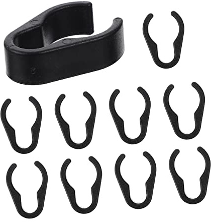 VICASKY 10 Stück Mikrofon-Clip Kunststoff-Befestigungselemente Draht Kabel Kabelklemmen Mikrofonhalter Mikrofonständer Universeller Mikrofonkabel-Clip Mikrofon-Kabelklemmen Clip