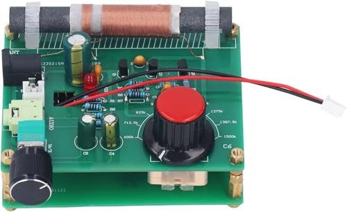 Émetteur Radio AM 600–1500 kHz avec Entrée Jack 3,5 mm Alimentation 5–12 V pour Voiture Maison Studio Émetteur AM Portable Diffuseur Audio sans Fil