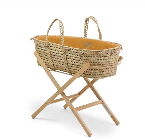 Clair de Lune Savannah Palm Moseskorb und natürlicher Klappständer, 75 x 28 cm, Gold