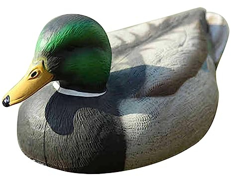 OFFSCH Realistische Kunststoff Entenfigur als Jagdköder und Dekorative Gartendekoration für Außenbereich und Teich mit Schwimmender Funktion