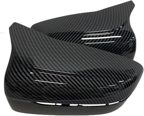 zjlgs Seitenspiegelabdeckungen für BMW 3 4 5 7 8 I3-Serie G11 G12 G15 G16 G30 G31 G38 G20 G21 G28, Rückspiegelkappe Rückspiegelabdeckung Zierkappen Auto Spiegelkappen Rückspiegel Gehuse,B