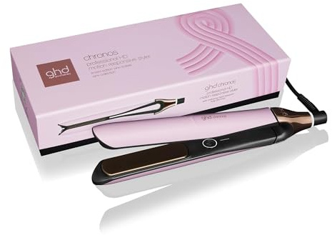 ghd chronos Glätteisen: Fortschrittlichster smarter Styler, für alle Haartypen, 26mm Platten, 3x schnelleres Styling, mehr Glanz, professionelle Ergebnisse, keine extremen Hitzeschäden
