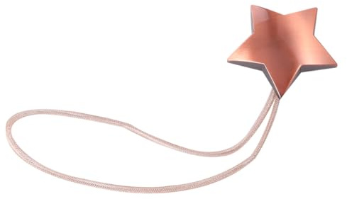 LAPYAPPE Fermatende Magnetici a Stella in Metallo, Fermatende a Clip Senza Foratura per Tende, Decorazione Elegante per Soggiorno, Camera da Letto e Ufficio