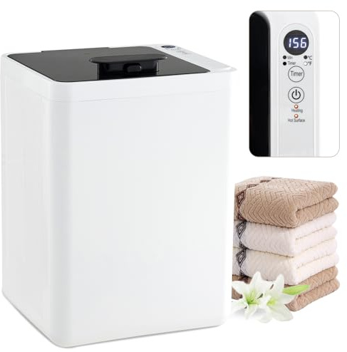 Multigot 23L Towel Warmer Bucket, Luxury Towel Heater Gifts | Large Electric Heated Washcloth Warmer with Auto Shut Off, 6-Level Timer & LED Display for Bathrobes Blankets