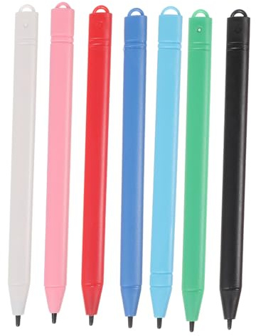 Set di 7 Penne Stilo per Tavoletta Lcd 8, 5 10 12 Pollici | Plastico, per Scrittura e Pratica, Adatte a Ragazzo Ragazza, Confezione da 7 Pezzi