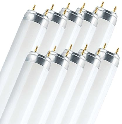 NCC-Licht 10x Leuchtstofflampe 150cm T8 Röhre 58W/830 G13 warmweiß 3000K | Leuchtstoffröhre T8 aus Glas, gemütliches Licht für Wohnbereiche