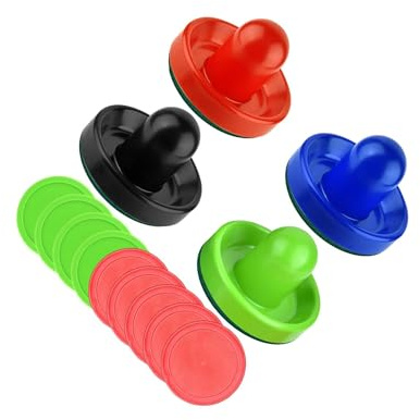 TUXCAXI Air Hockey Pushers, e Pucks da tavolo di dimensioni standard, progettati per migliorare l'esperienza di gioco indoor senza sforzo, per bambini,