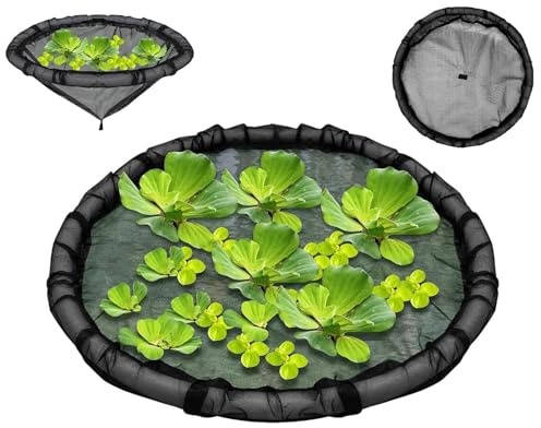 Protection Flottante Plants Île, 45CM Jardinières Flottantes Respirantes Bassin, Paniers Flottants Plants Bassin avec Maille Fine, Pots Flottants Perméables Plant Bassins, pour Décoration Jardin