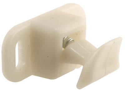 prime-line Produkte F 2602 Schiebefenster Riegel, Spring Loaded, weiß Kunststoff