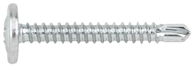 INDEX Fixing Systems TAEZ4213 [TAEZ] Tornillo autotaladrante de cabeza alomada baja, huella Phillips y arandela estampada. Zincado (4,2 x 13), 4,2 x 13 mm, Set de 500 Piezas