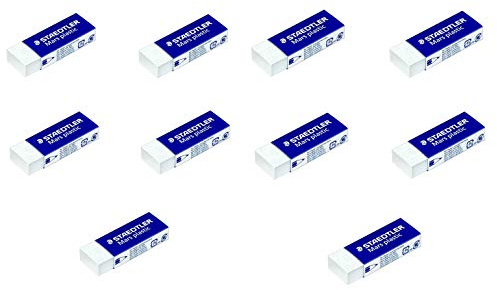 Staedtler Radierer 52650 (Radierer, weiß, 10 Stück)